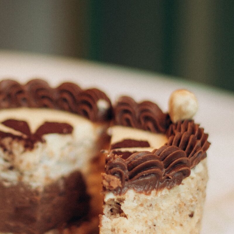 Torta de chocolate con avellanas
